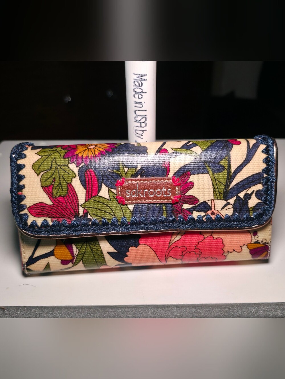 Sakroots Floral Fold-Over Wallet - Multicolor